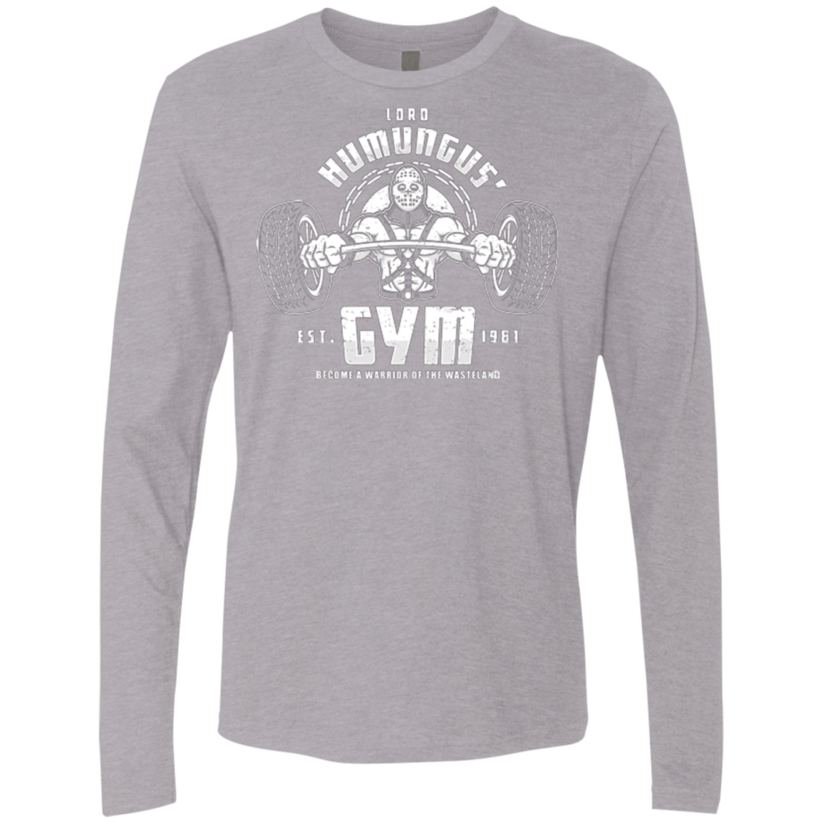 T-Shirts Heather Grey / Small Lord Humungus' Gym Men's Premium Long Sleeve