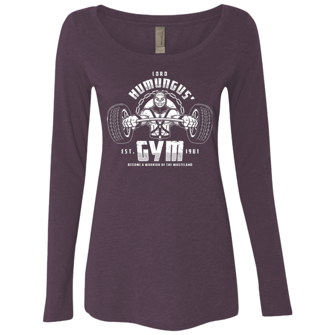 T-Shirts Vintage Purple / Small Lord Humungus' Gym Women's Triblend Long Sleeve Shirt