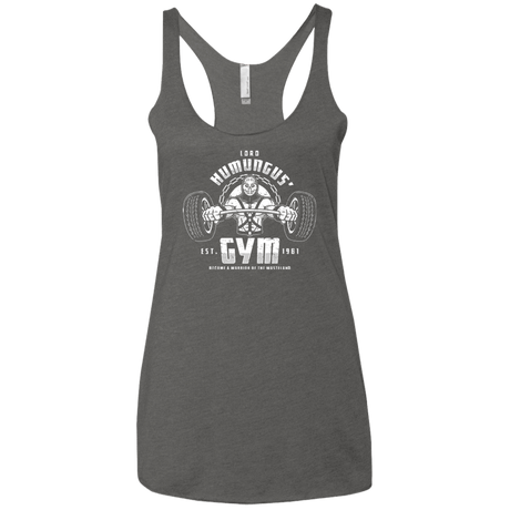 T-Shirts Premium Heather / X-Small Lord Humungus' Gym Women's Triblend Racerback Tank