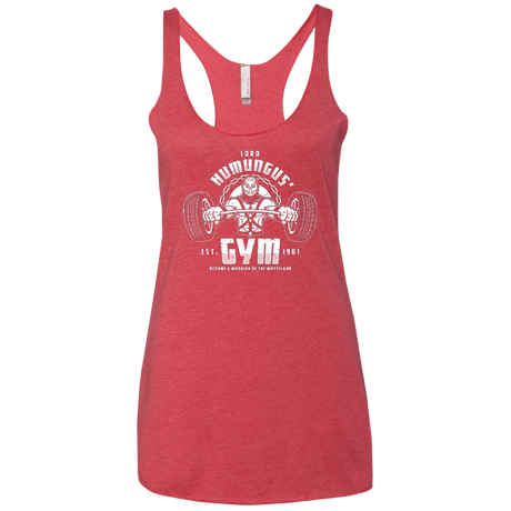 T-Shirts Vintage Red / X-Small Lord Humungus' Gym Women's Triblend Racerback Tank