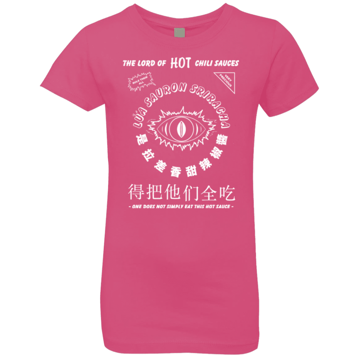 T-Shirts Hot Pink / YXS Lord of Hot Sauces Girls Premium T-Shirt