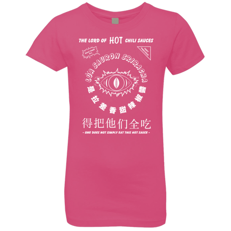T-Shirts Hot Pink / YXS Lord of Hot Sauces Girls Premium T-Shirt