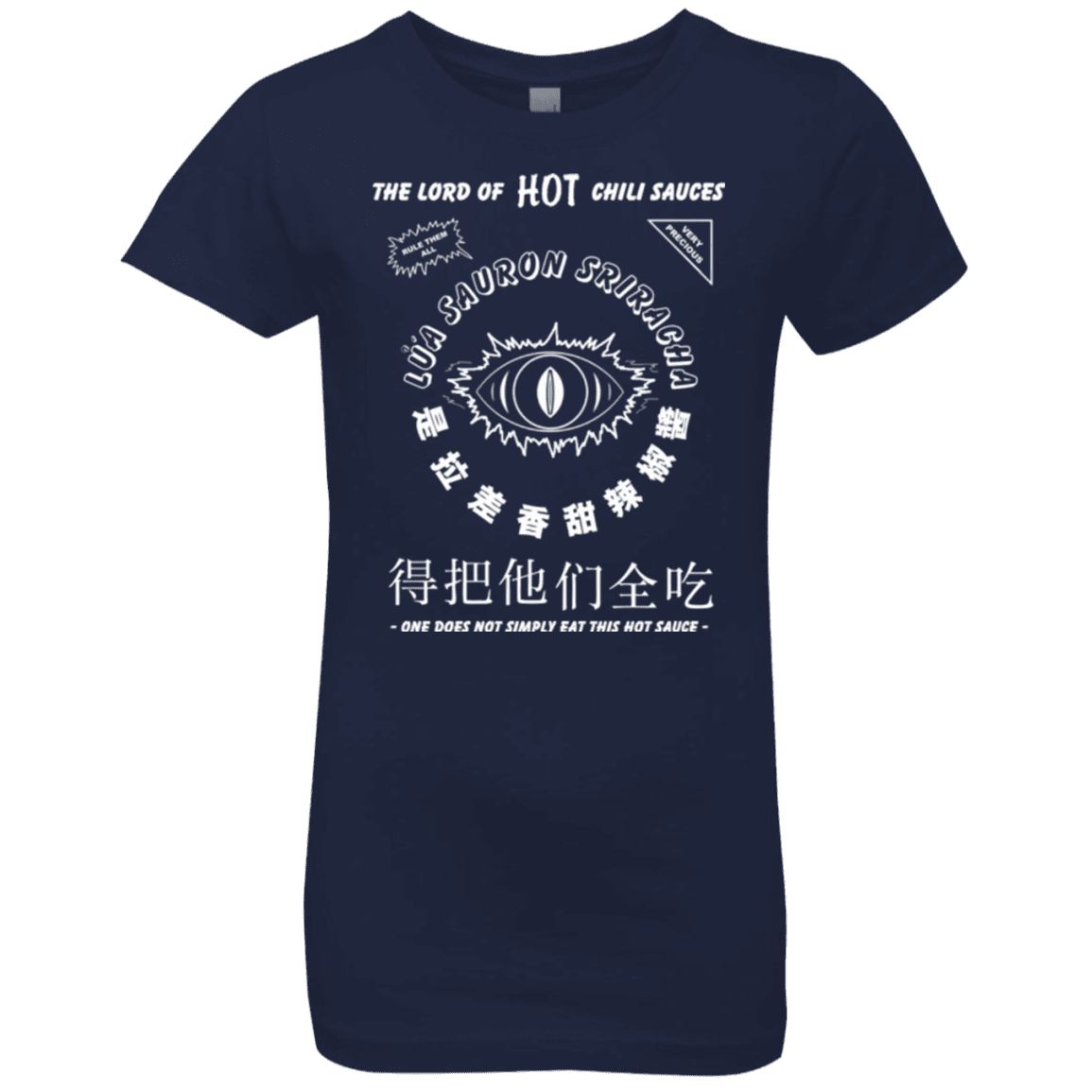 T-Shirts Midnight Navy / YXS Lord of Hot Sauces Girls Premium T-Shirt