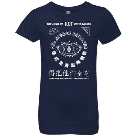 T-Shirts Midnight Navy / YXS Lord of Hot Sauces Girls Premium T-Shirt
