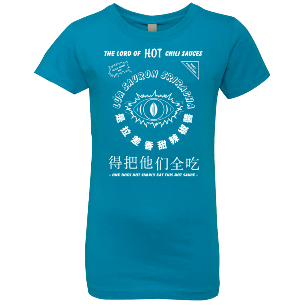 T-Shirts Turquoise / YXS Lord of Hot Sauces Girls Premium T-Shirt