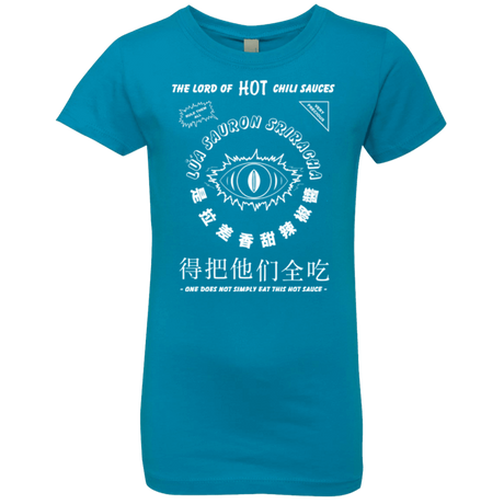 T-Shirts Turquoise / YXS Lord of Hot Sauces Girls Premium T-Shirt