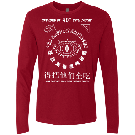T-Shirts Cardinal / Small Lord of Hot Sauces Men's Premium Long Sleeve