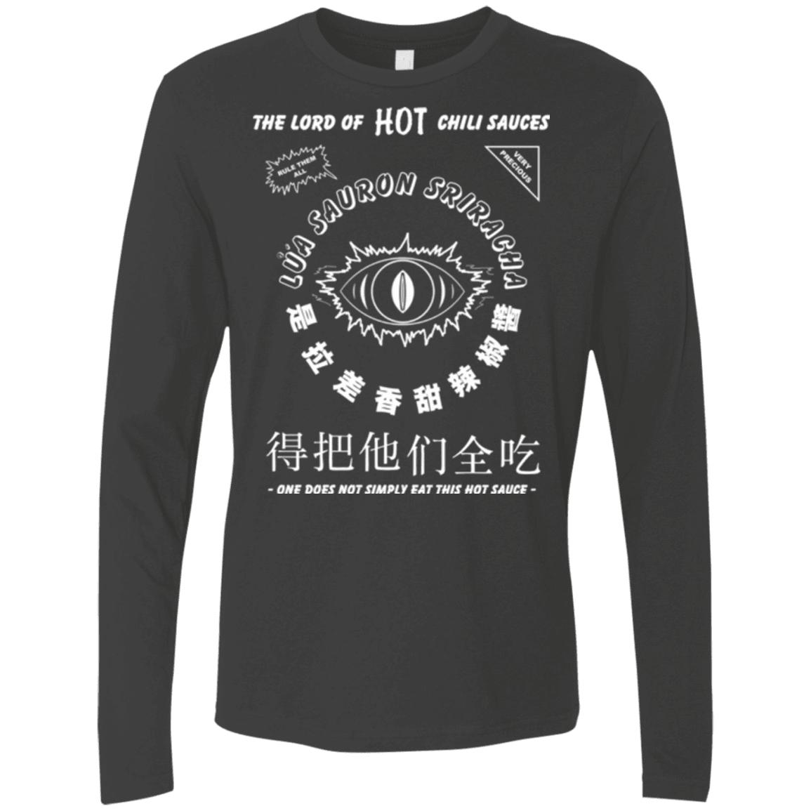 T-Shirts Heavy Metal / Small Lord of Hot Sauces Men's Premium Long Sleeve
