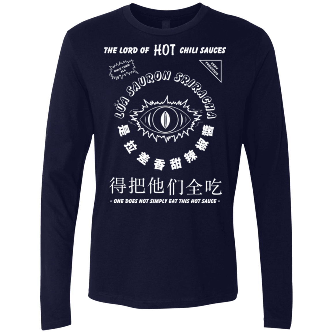 T-Shirts Midnight Navy / Small Lord of Hot Sauces Men's Premium Long Sleeve