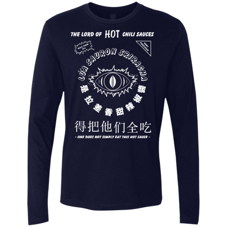 T-Shirts Midnight Navy / Small Lord of Hot Sauces Men's Premium Long Sleeve