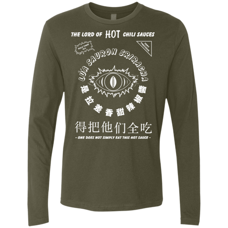 T-Shirts Military Green / Small Lord of Hot Sauces Men's Premium Long Sleeve