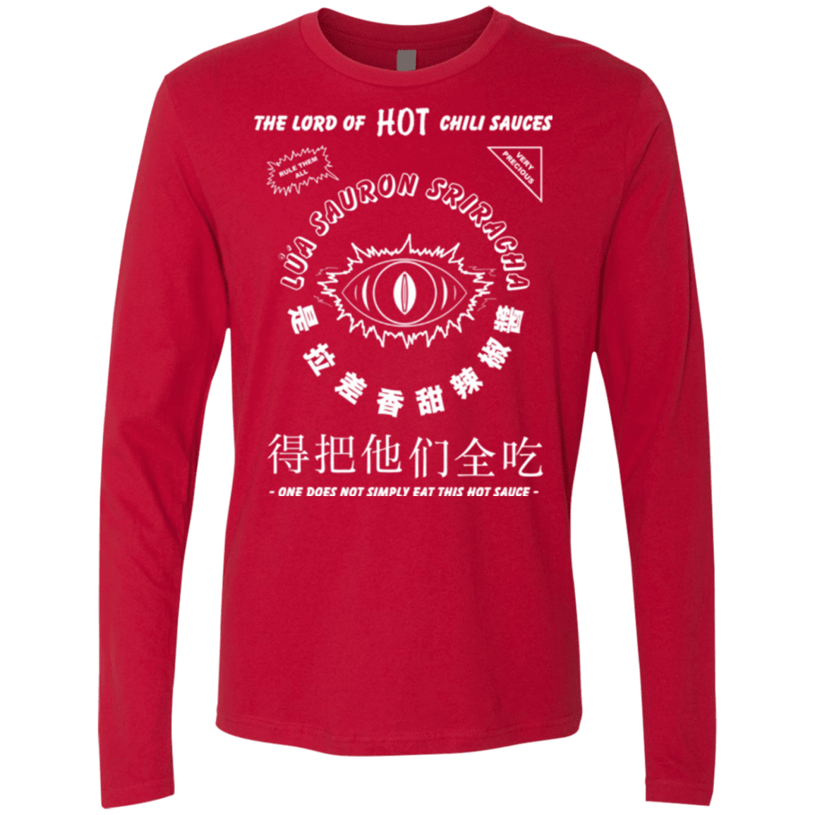 T-Shirts Red / Small Lord of Hot Sauces Men's Premium Long Sleeve