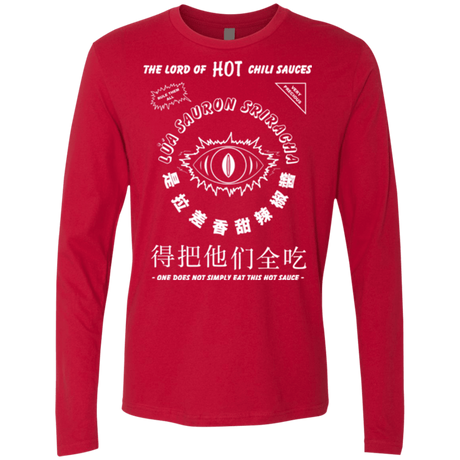T-Shirts Red / Small Lord of Hot Sauces Men's Premium Long Sleeve
