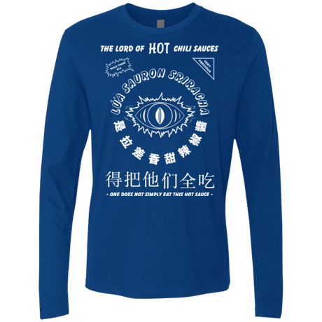 T-Shirts Royal / Small Lord of Hot Sauces Men's Premium Long Sleeve