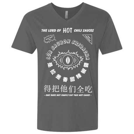 T-Shirts Heavy Metal / X-Small Lord of Hot Sauces Men's Premium V-Neck