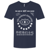 T-Shirts Midnight Navy / X-Small Lord of Hot Sauces Men's Premium V-Neck