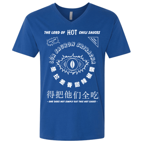 T-Shirts Royal / X-Small Lord of Hot Sauces Men's Premium V-Neck