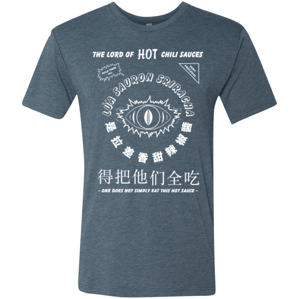 T-Shirts Indigo / Small Lord of Hot Sauces Men's Triblend T-Shirt
