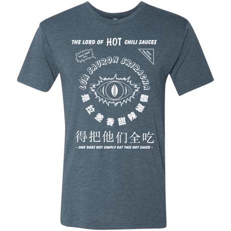 T-Shirts Indigo / Small Lord of Hot Sauces Men's Triblend T-Shirt