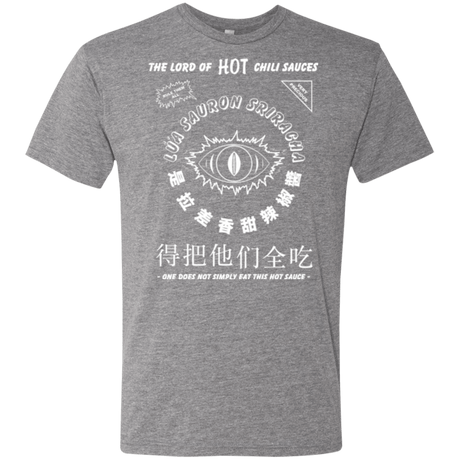 T-Shirts Premium Heather / Small Lord of Hot Sauces Men's Triblend T-Shirt