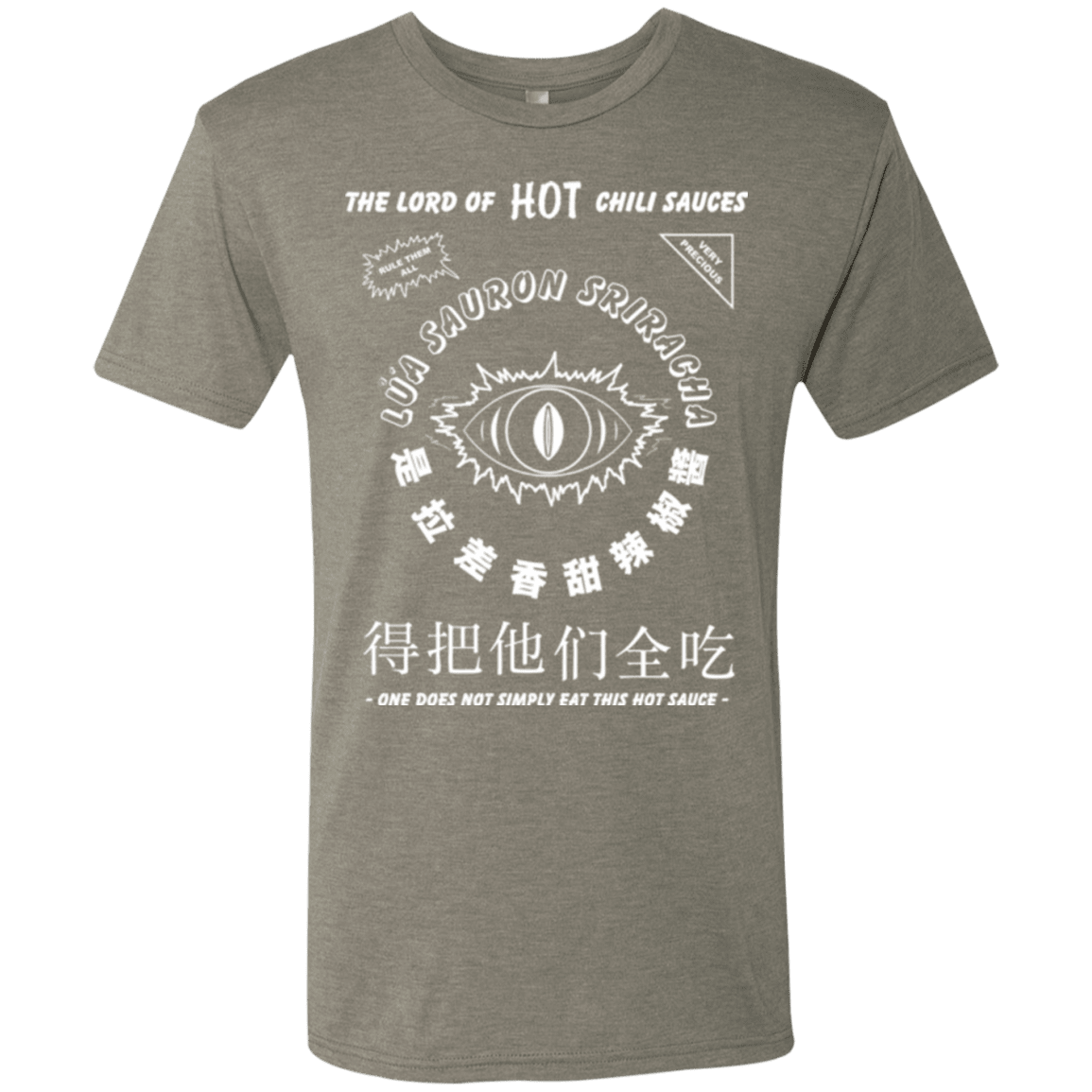 T-Shirts Venetian Grey / Small Lord of Hot Sauces Men's Triblend T-Shirt