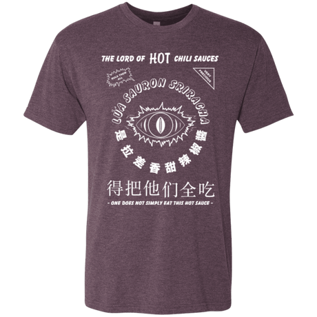 T-Shirts Vintage Purple / Small Lord of Hot Sauces Men's Triblend T-Shirt