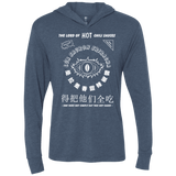 T-Shirts Indigo / X-Small Lord of Hot Sauces Triblend Long Sleeve Hoodie Tee