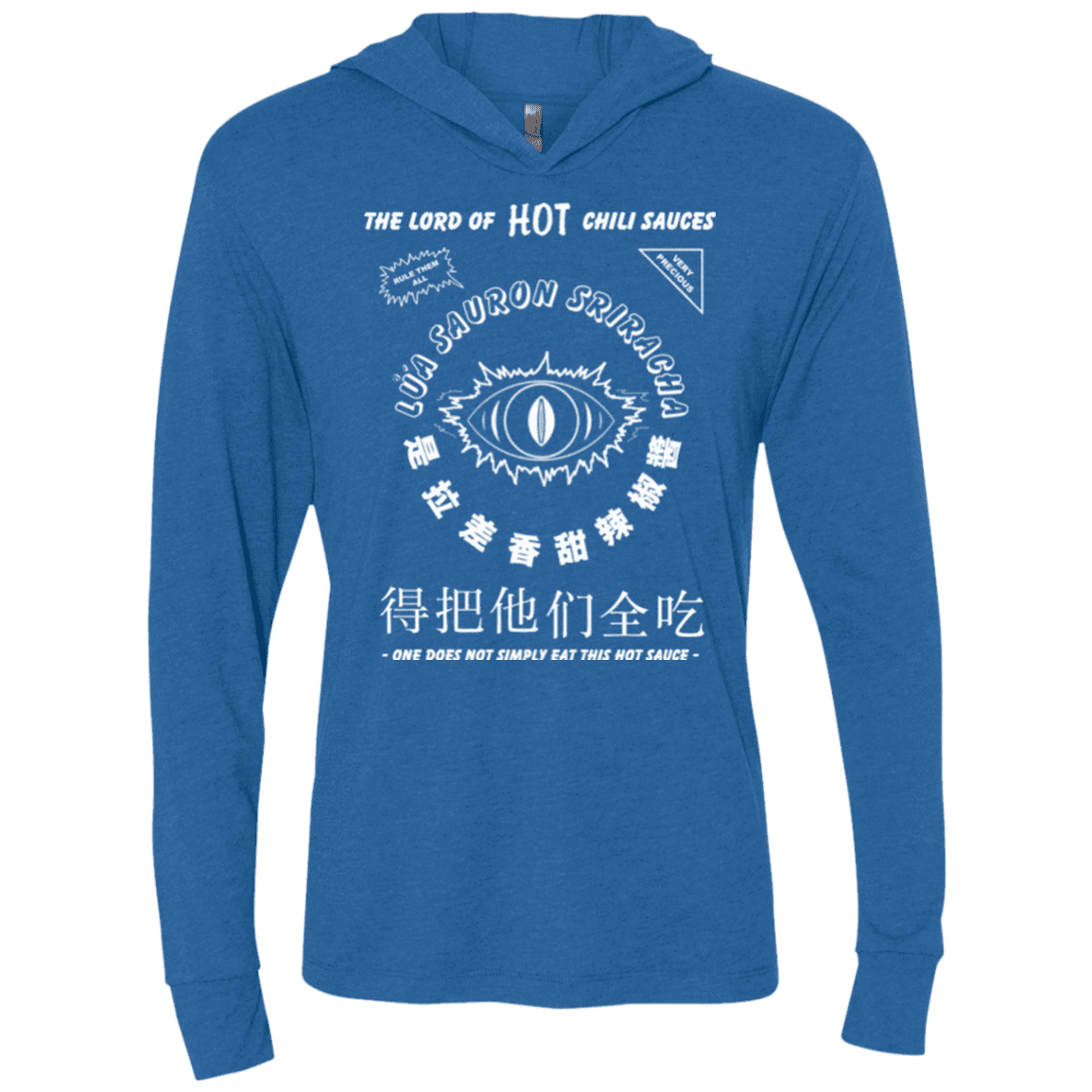 T-Shirts Vintage Royal / X-Small Lord of Hot Sauces Triblend Long Sleeve Hoodie Tee