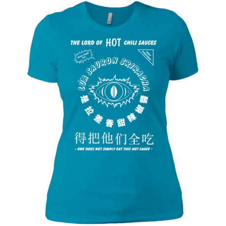 T-Shirts Turquoise / X-Small Lord of Hot Sauces Women's Premium T-Shirt