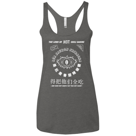 T-Shirts Premium Heather / X-Small Lord of Hot Sauces Women's Triblend Racerback Tank