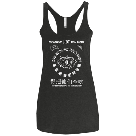 T-Shirts Vintage Black / X-Small Lord of Hot Sauces Women's Triblend Racerback Tank
