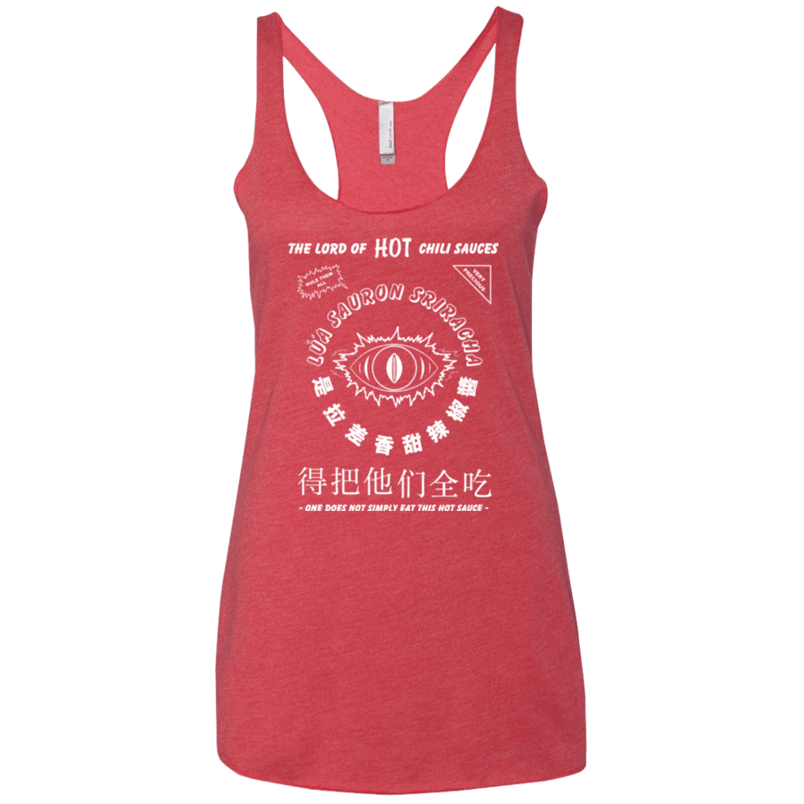 T-Shirts Vintage Red / X-Small Lord of Hot Sauces Women's Triblend Racerback Tank