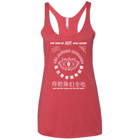 T-Shirts Vintage Red / X-Small Lord of Hot Sauces Women's Triblend Racerback Tank