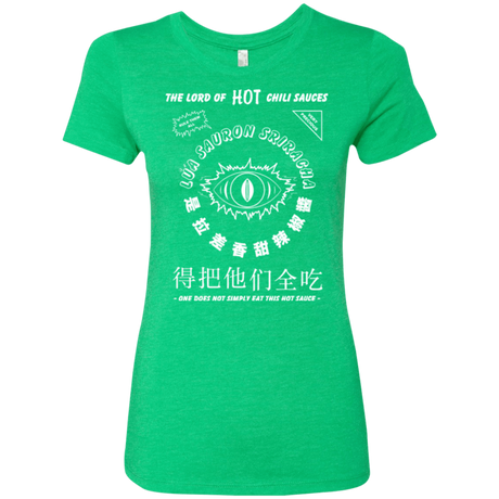 T-Shirts Envy / Small Lord of Hot Sauces Women's Triblend T-Shirt