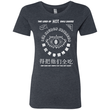 T-Shirts Vintage Navy / Small Lord of Hot Sauces Women's Triblend T-Shirt