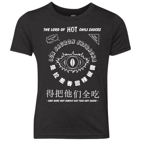 T-Shirts Vintage Black / YXS Lord of Hot Sauces Youth Triblend T-Shirt