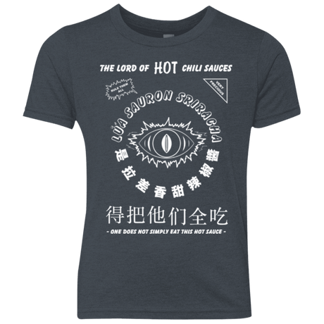 T-Shirts Vintage Navy / YXS Lord of Hot Sauces Youth Triblend T-Shirt