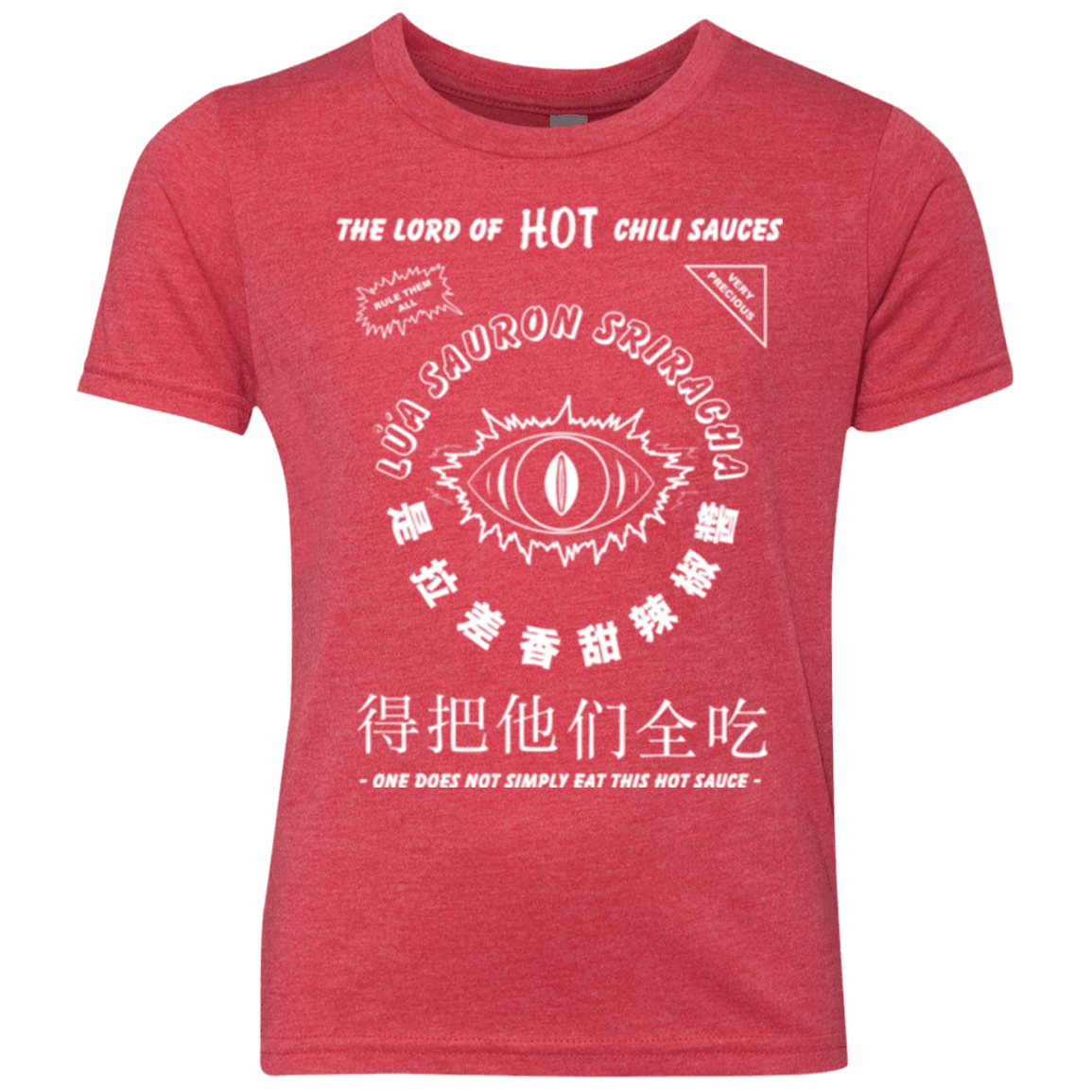 T-Shirts Vintage Red / YXS Lord of Hot Sauces Youth Triblend T-Shirt
