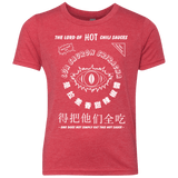 T-Shirts Vintage Red / YXS Lord of Hot Sauces Youth Triblend T-Shirt