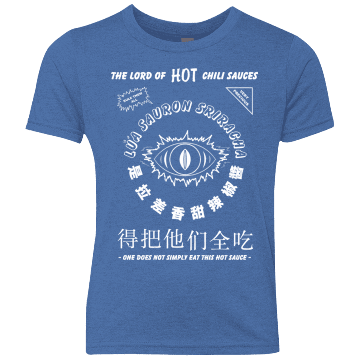 T-Shirts Vintage Royal / YXS Lord of Hot Sauces Youth Triblend T-Shirt