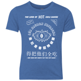 T-Shirts Vintage Royal / YXS Lord of Hot Sauces Youth Triblend T-Shirt