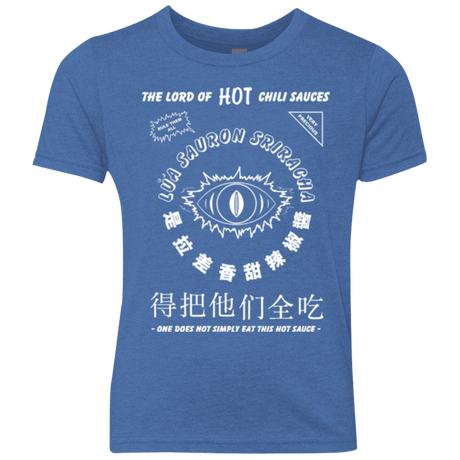 T-Shirts Vintage Royal / YXS Lord of Hot Sauces Youth Triblend T-Shirt