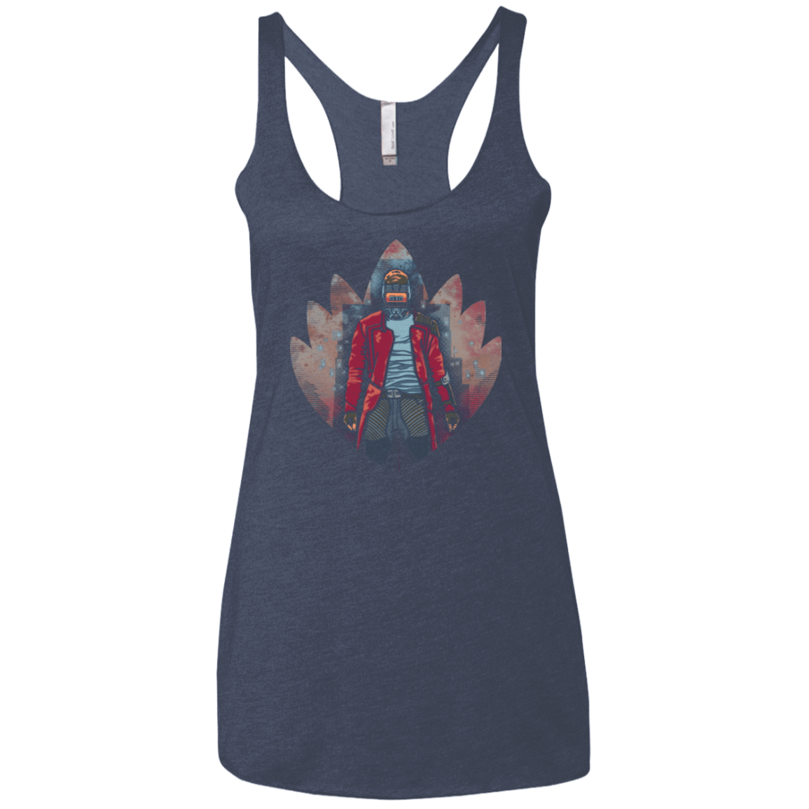 T-Shirts Vintage Navy / X-Small Lord of Music Women's Triblend Racerback Tank