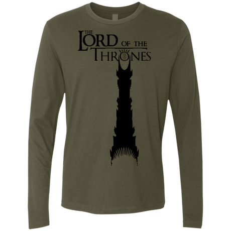 T-Shirts Military Green / Small Lord of Thrones Men's Premium Long Sleeve