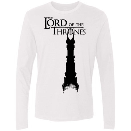 T-Shirts White / Small Lord of Thrones Men's Premium Long Sleeve