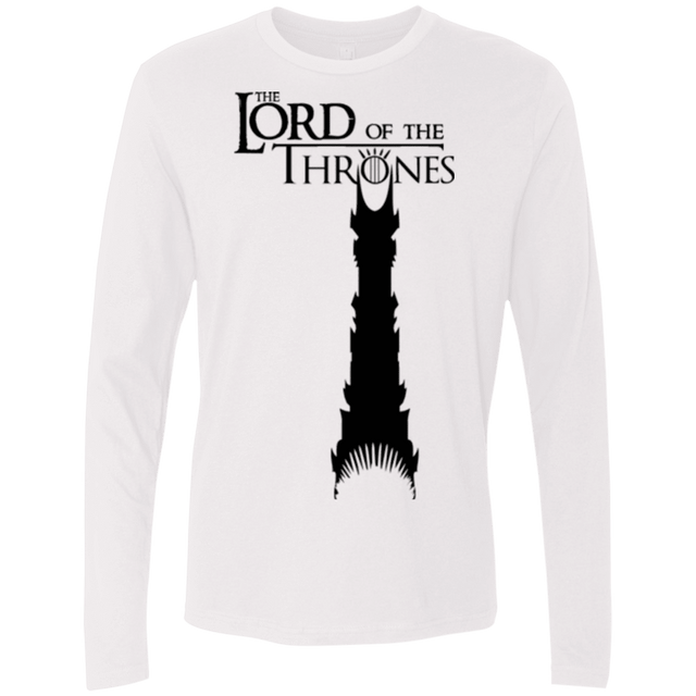 T-Shirts White / Small Lord of Thrones Men's Premium Long Sleeve