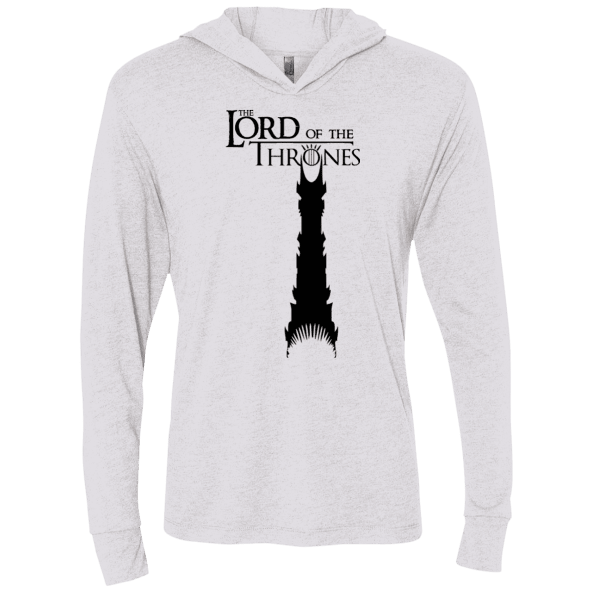 T-Shirts Heather White / X-Small Lord of Thrones Triblend Long Sleeve Hoodie Tee