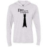 T-Shirts Heather White / X-Small Lord of Thrones Triblend Long Sleeve Hoodie Tee