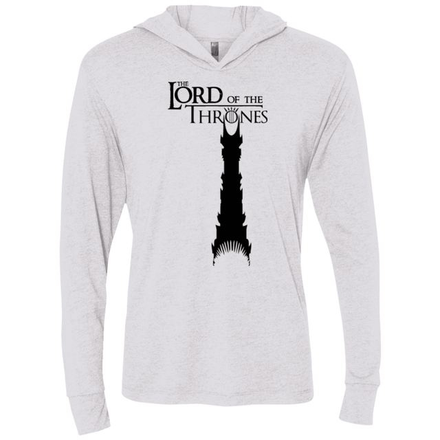 T-Shirts Heather White / X-Small Lord of Thrones Triblend Long Sleeve Hoodie Tee