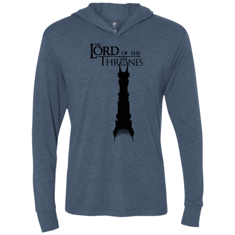 T-Shirts Indigo / X-Small Lord of Thrones Triblend Long Sleeve Hoodie Tee